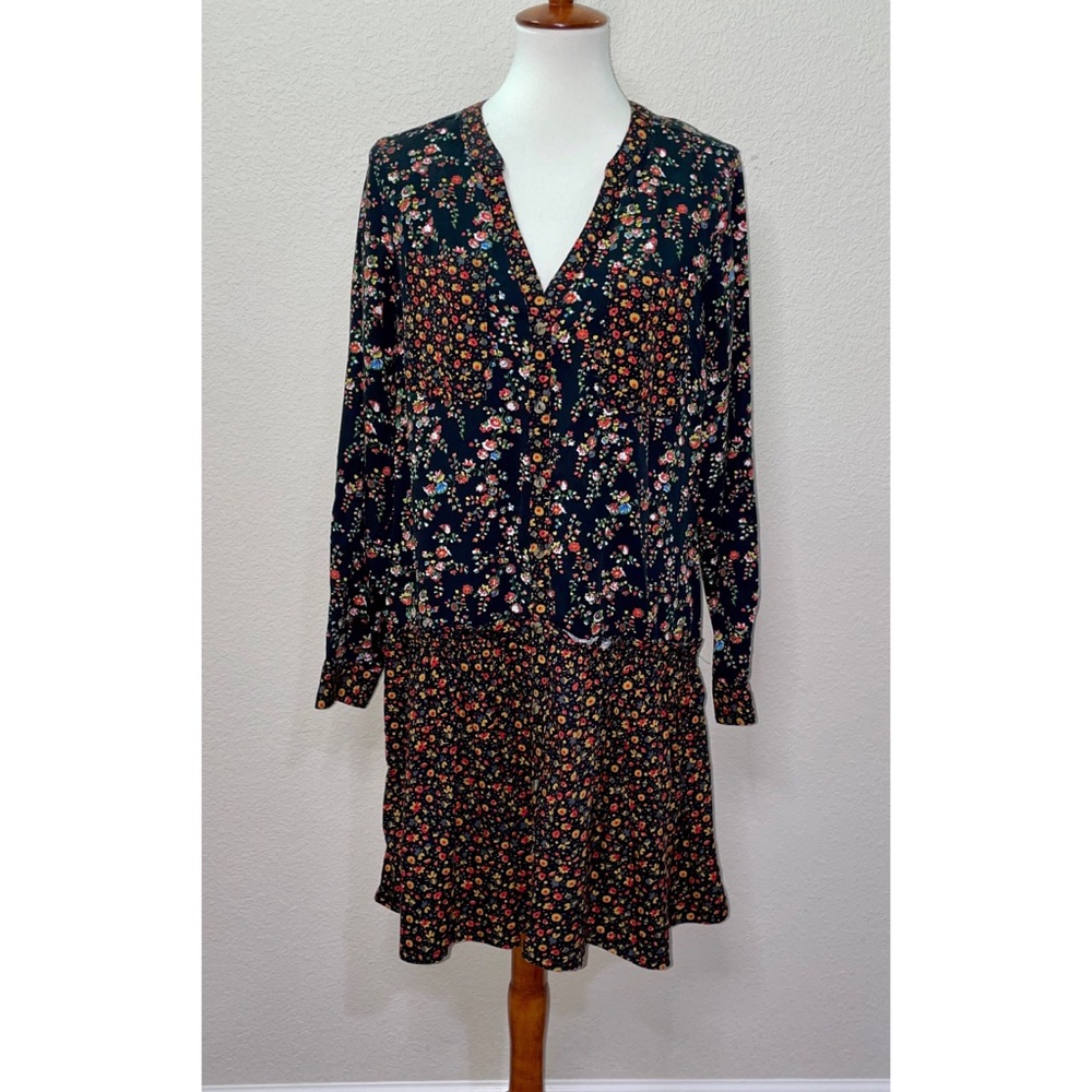 Maeve Marlie Button Front Midi Dress Size 8